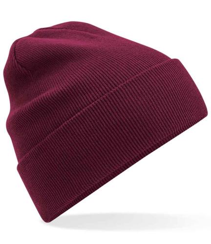 Beechfield Organic Cotton Original Cuffed Beanie - BUR - ONE